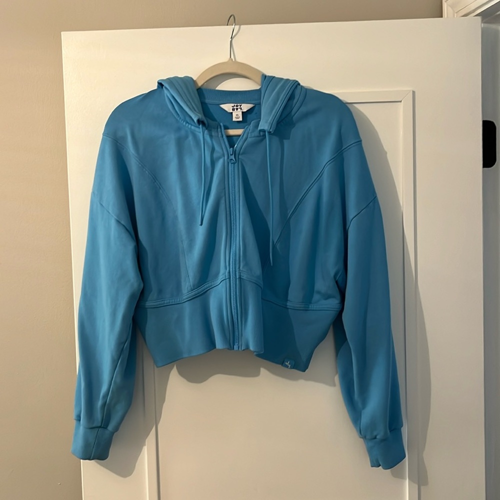Joy Lab Cropped Zip Up Hoodie